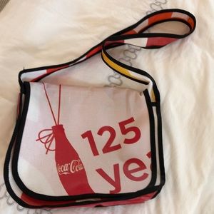 COCA-COLA 125 Years Recycled Banner Messenger Bag - Collectors piece